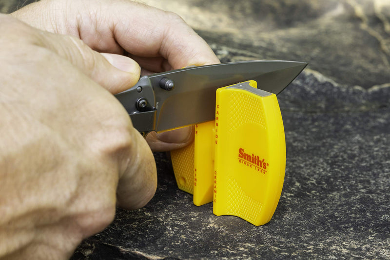  [AUSTRALIA] - Smith's CCKS 2-Step Knife Sharpener Yellow Original version