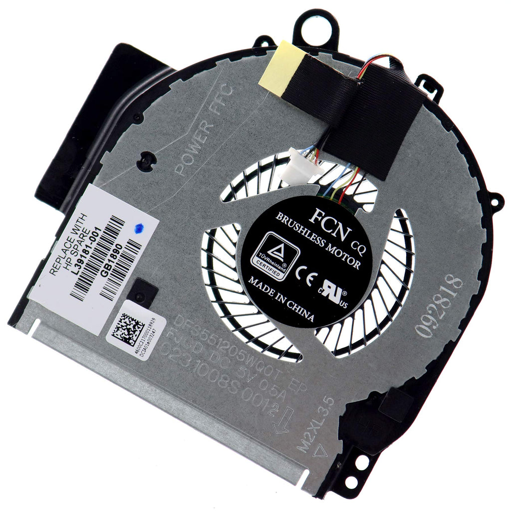  [AUSTRALIA] - Deal4GO CPU Cooling Fan Replacement for HP Pavilion X360 14-BA 14M-BA 14T-BA 14-BA013DX 14-BA010CA NFB80A05H-002 924281-001