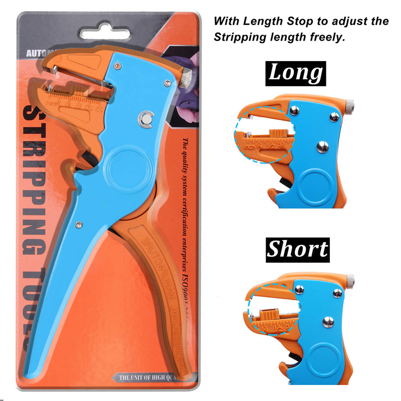  [AUSTRALIA] - Knoweasy Automatic Wire Stripper and Cutter,Heavy Duty Wire Stripping Tool 2 in 1 and Wire Stripper Tool for Electronic and Automotive Repair 700D