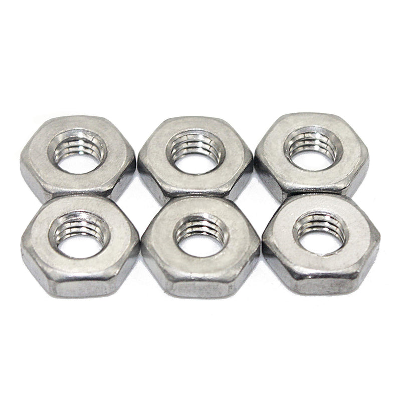  [AUSTRALIA] - 8-32 Hex Nut, Coarse Thread Hexagon Nut,18-8 Stainless Steel Hex Nut, Silver Tone,（100 Pcs） 8-32 (100 Pack)