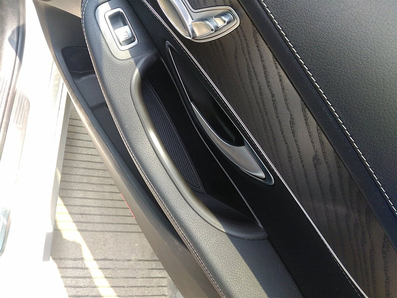  [AUSTRALIA] - Vesul Front Row Door Side Storage Box Handle Pocket Armrest Phone Container Fits on Mercedes Benz GLC GLC250 GLC300 GLC350 GLC43 AMG C-Class Sedan C300 C450 C63 AMG W205 2015 2016 2017 2018 2019 Door Storage Box For GLC/C-Class Sedan 2015-2019