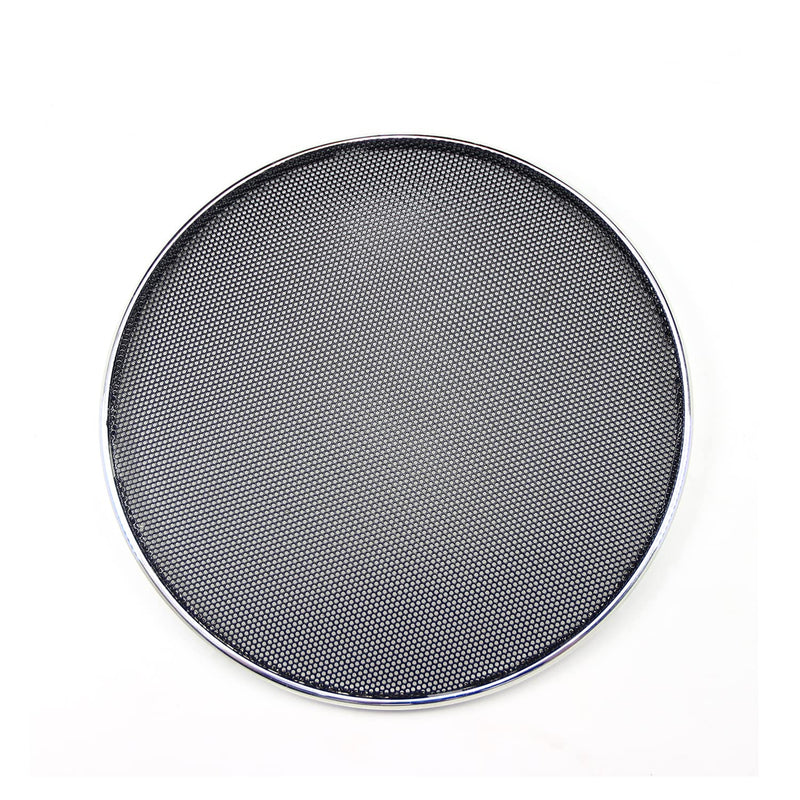  [AUSTRALIA] - Fielect 4Pcs 7 inch Speaker Grill Cover Silver Trim Speaker Grill Mesh Decorative Subwoofer Grill Cover Guard Protector Audio Accessories 7"