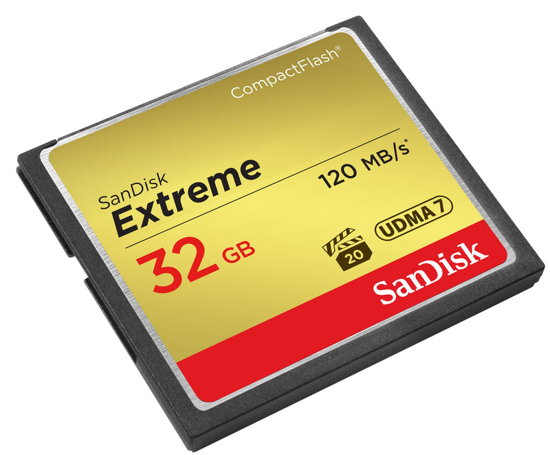  [AUSTRALIA] - SanDisk Extreme 32GB Compact Flash Memory Card UDMA 7 Speed Up To 120MB/s- SDCFXS-032G-X46
