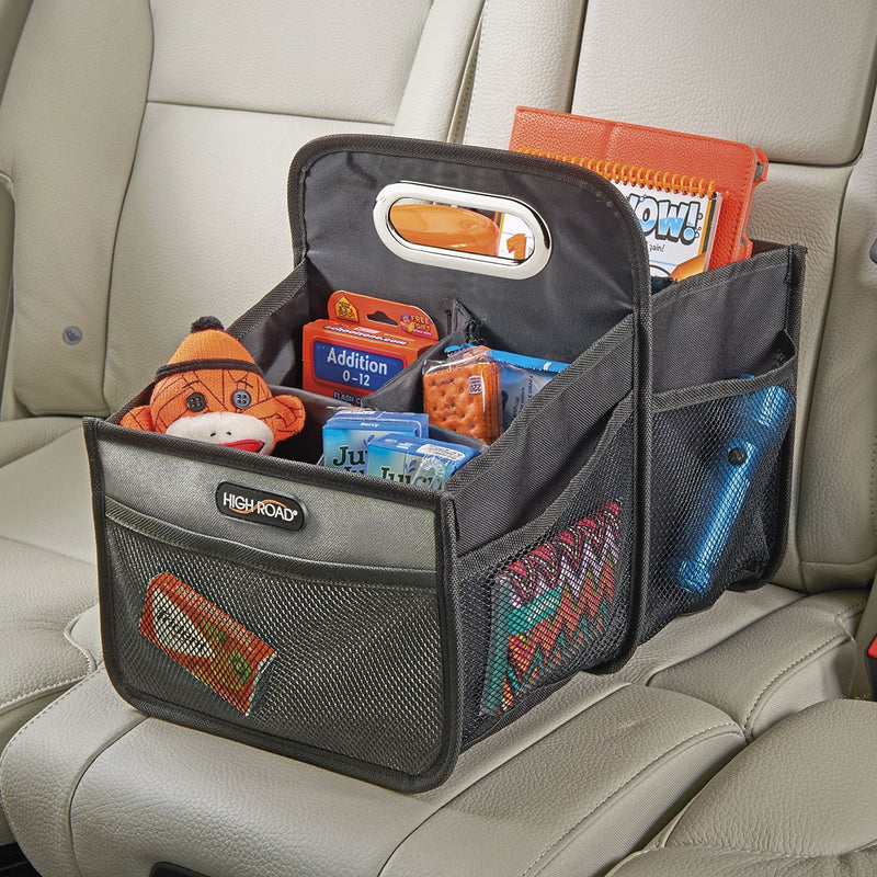  [AUSTRALIA] - High Road Car Front and Back Seat Organizer Caddy with Carry Handle and Movable Dividers