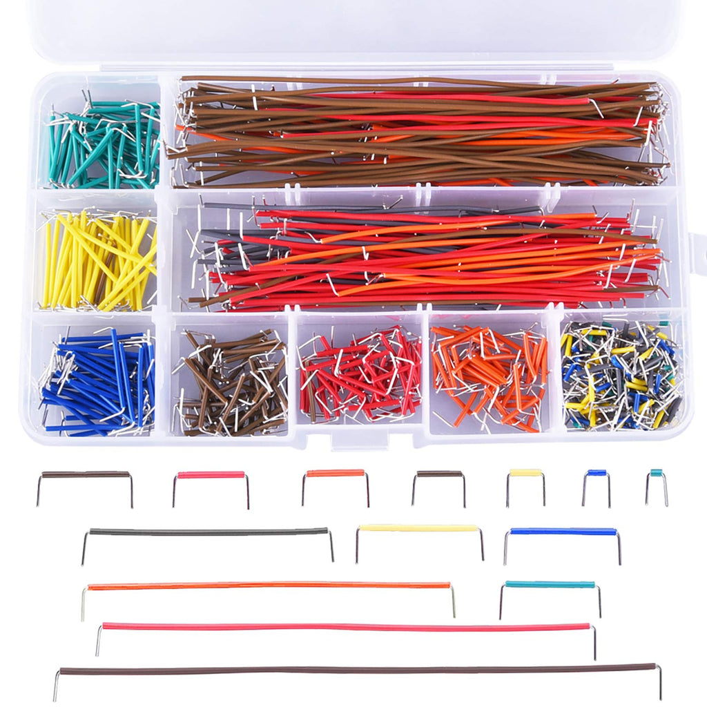  [AUSTRALIA] - AUSTOR 560 Pieces Jumper Wire Kit 14 Lengths Assorted Preformed Breadboard Jumper Wire with Free Box