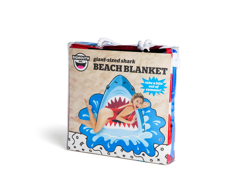 BigMouth Inc Giant Beach Blanket, Oversized Beach Towel, Ulta-Soft Microfiber Towel, Washing Machine Friendly Shark Bite - LeoForward Australia