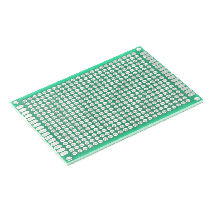  [AUSTRALIA] - DEYUE 40PCs PCB Double-Sided Prototyping PCBs Circuit Boards Kit | 5 Size Universal untraced Perforated Printed Circuits Boards | Solder-able Circuit Protoboards for DIY Soldering Electronic Projects