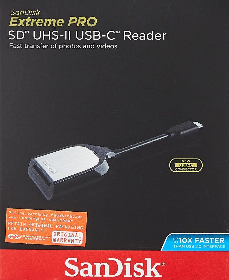 SanDisk Extreme PRO SD UHS-II USB-C Reader - SDDR-409-G46 - LeoForward Australia