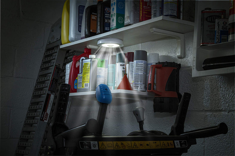  [AUSTRALIA] - Sensor Brite Overlite Wireless Motion-Activated Ceiling/Wall LED Light, Stick Anywhere, Overhead Light
