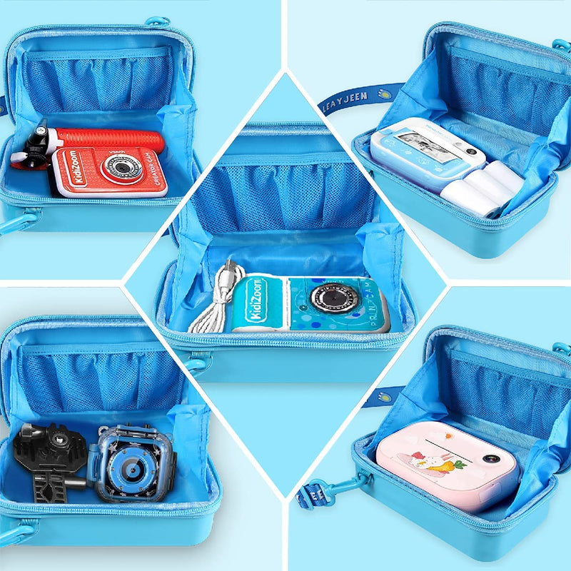  [AUSTRALIA] - Leayjeen Kids Instant Camera Case Compatible with VTech KidiZoom Printcam/Dragon Touch and More Kids Instant Digital Camera (Case Only)(Blue) Blue