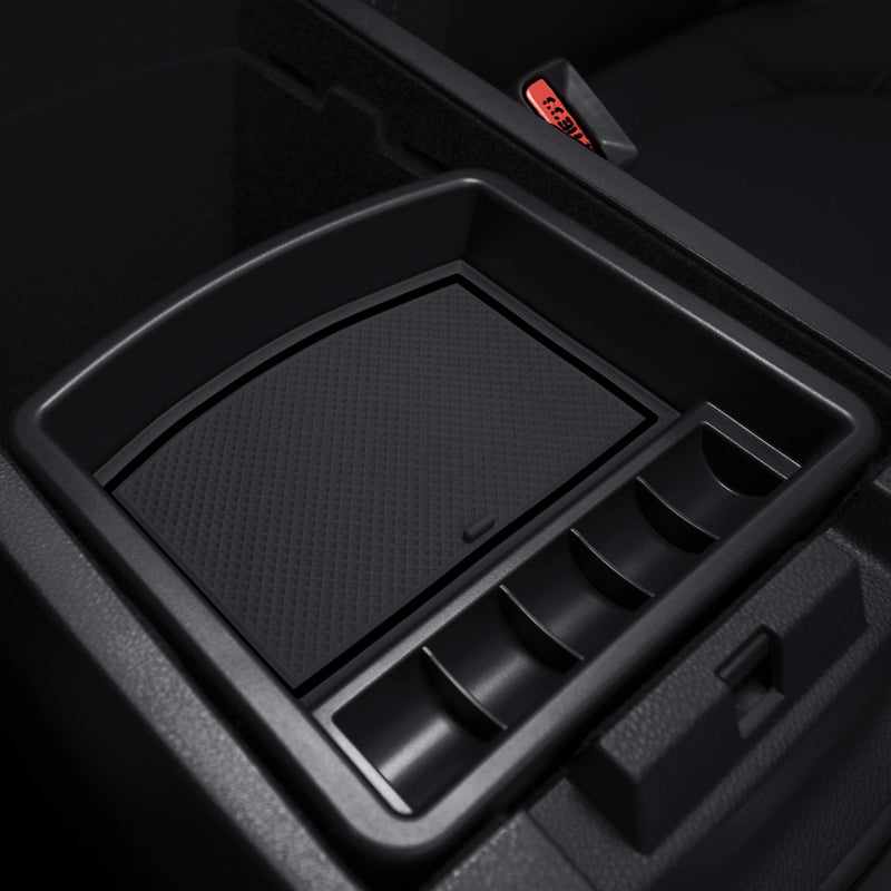  [AUSTRALIA] - CupHolderHero for Subaru Ascent 2019-2020 Custom Liner Accessories – Premium Cup Holder, Console, and Door Pocket Inserts 24-pc Set (Solid Black) Solid Black