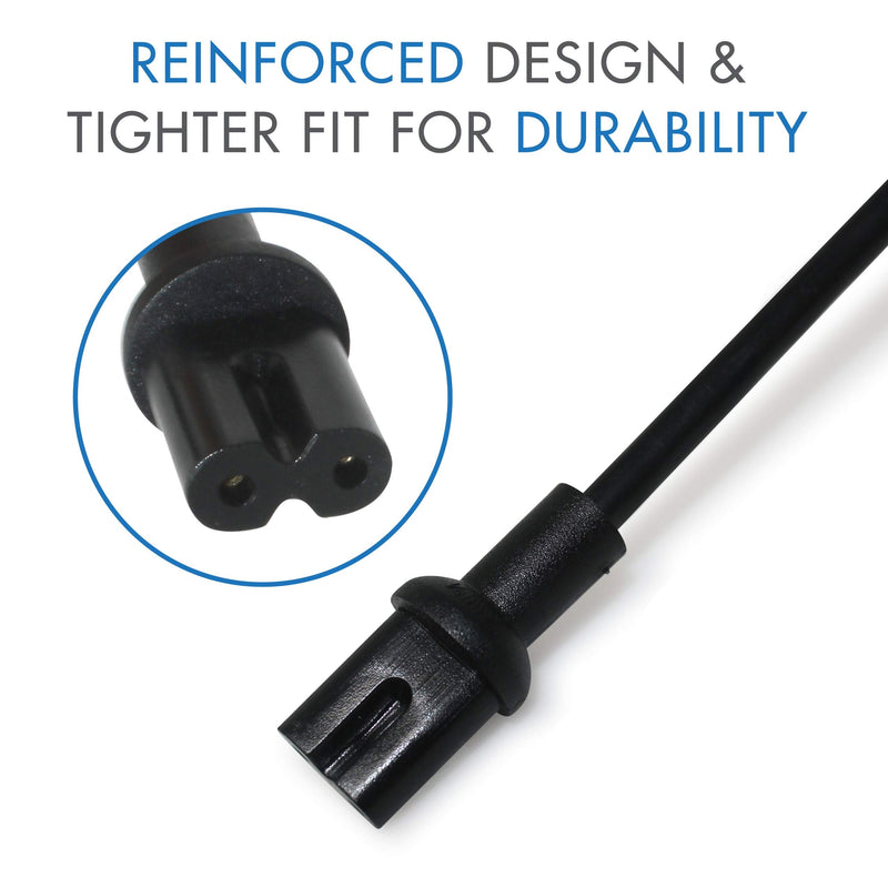  [AUSTRALIA] - Vebner 3-Foot Power Cord Compatible with Sonos Five, Sonos Play 5, Sonos Beam, Sonos Arc, Sonos Amp, Sonos Playbase, Sonos Sub Gen 3 and Sonos Sub Mini - Black Standard