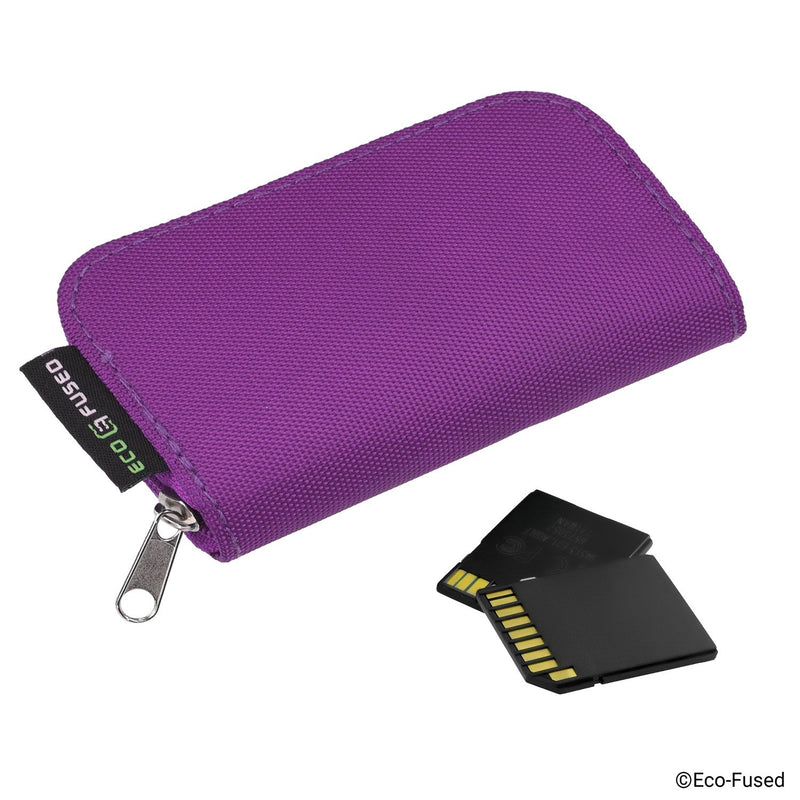 Memory Card Case ((S) 2 Pack - 44 Slots, Purple & Grey) - LeoForward Australia