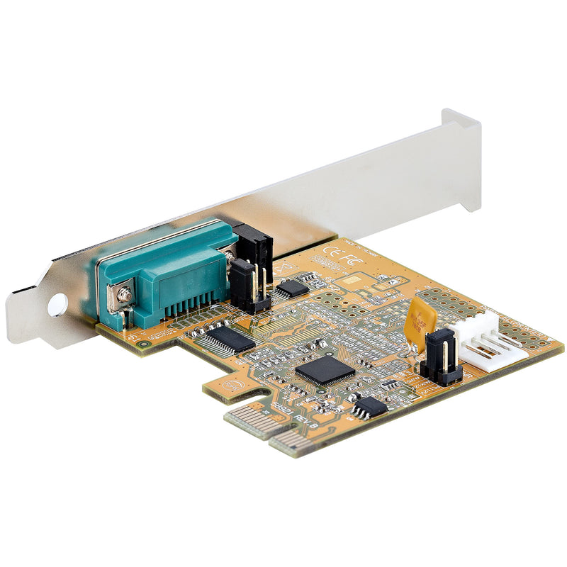  [AUSTRALIA] - StarTech.com PCI Express Serial Card, PCIe to RS232 (DB9) Serial Interface Card, PC Serial Card, 16C1050 UART, Standard and Low Profile Brackets, COM Retention, Windows/Linux (11050-PC-SERIAL-CARD)