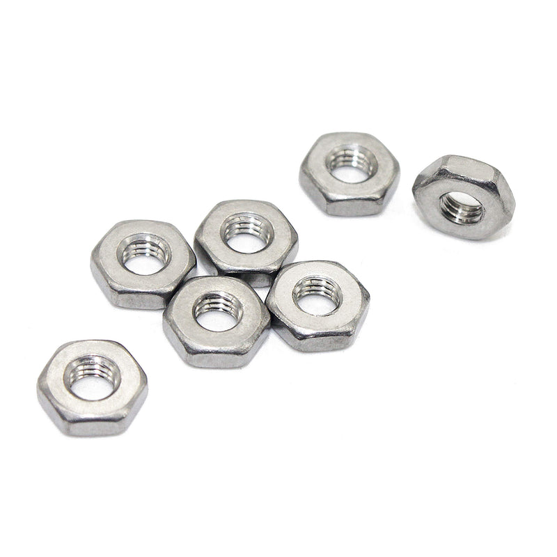  [AUSTRALIA] - 8-32 Hex Nut, Coarse Thread Hexagon Nut,18-8 Stainless Steel Hex Nut, Silver Tone,（100 Pcs） 8-32 (100 Pack)