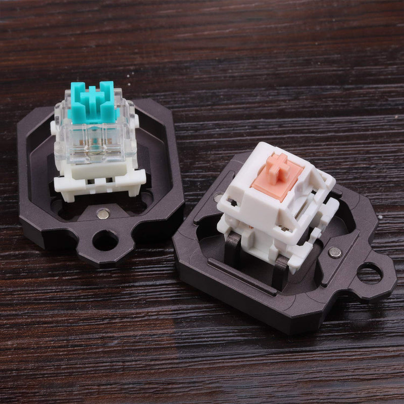 Gliging Metal Switch Opener Mechanical Keyboard Keycaps Lubricate Aluminum for Cherry Gateron Holy Panda and Kailh switches with Metal Magnet Gray - LeoForward Australia