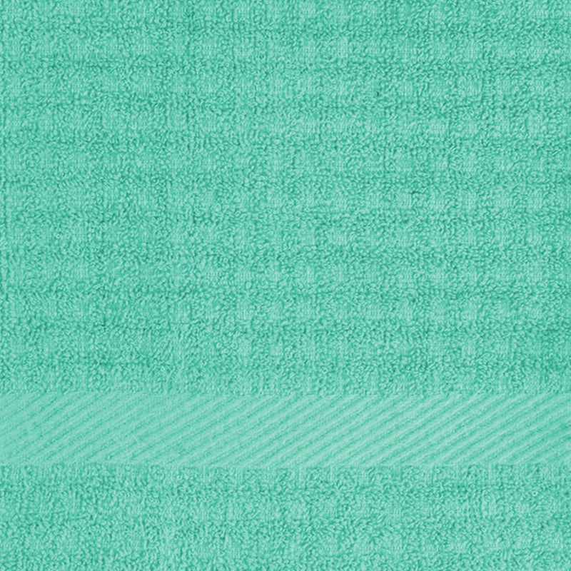  [AUSTRALIA] - DII Cotton Waffle Terry Dish Towels, 15 x 26" Set of 4, Ultra Absorbent, Heavy Duty, Drying & Cleaning Kitchen Towels-Aqua 15x26" Aqua