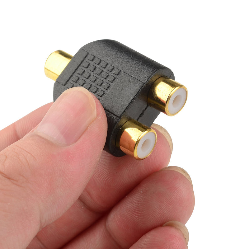 Cable Matters 10-Pack Gold Plated RCA Split Adapter - LeoForward Australia