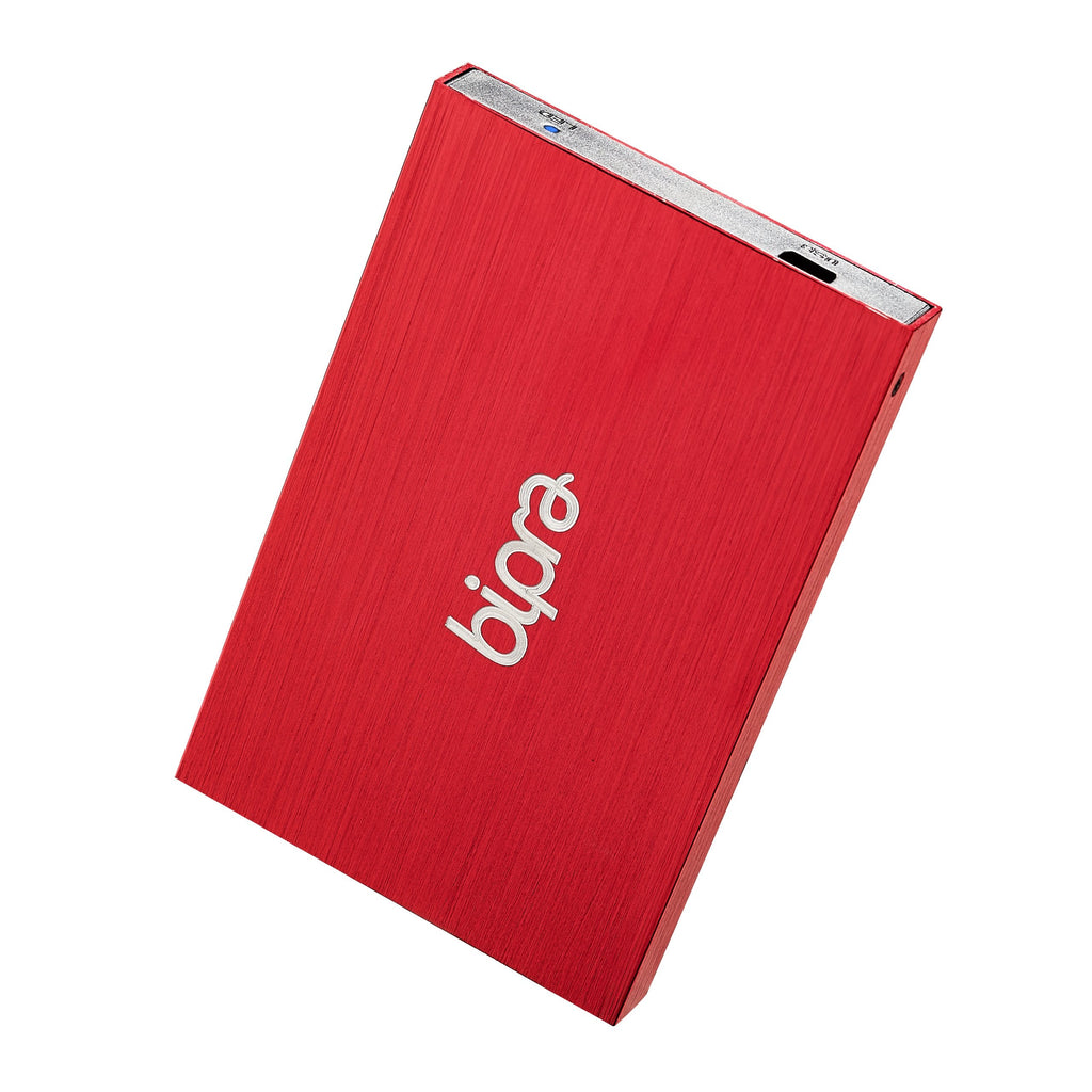  [AUSTRALIA] - Bipra 320Gb 320 Gb 2.5 Inch External Hard Drive Portable Usb 2.0 - Red - Fat32
