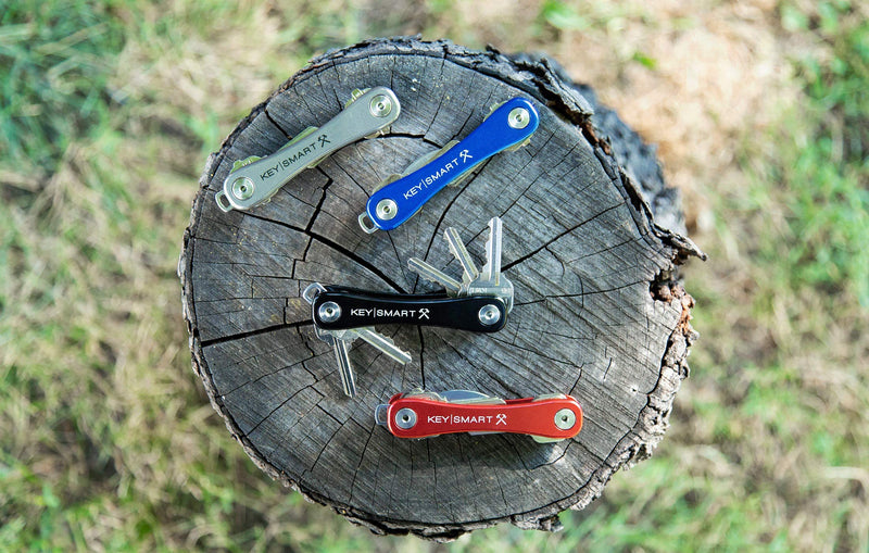  [AUSTRALIA] - KeySmart Rugged - Multi-Tool Key Holder w Belt Clip & Bottle Opener (up to 14 Keys) Black