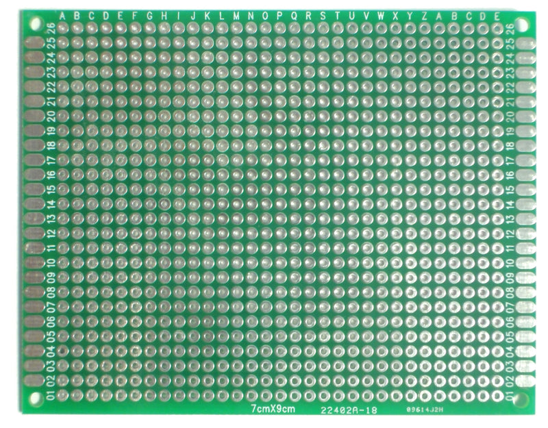 microtivity IM407 Double-Sided Prototyping Board (7x9cm, Pack of 2) - LeoForward Australia