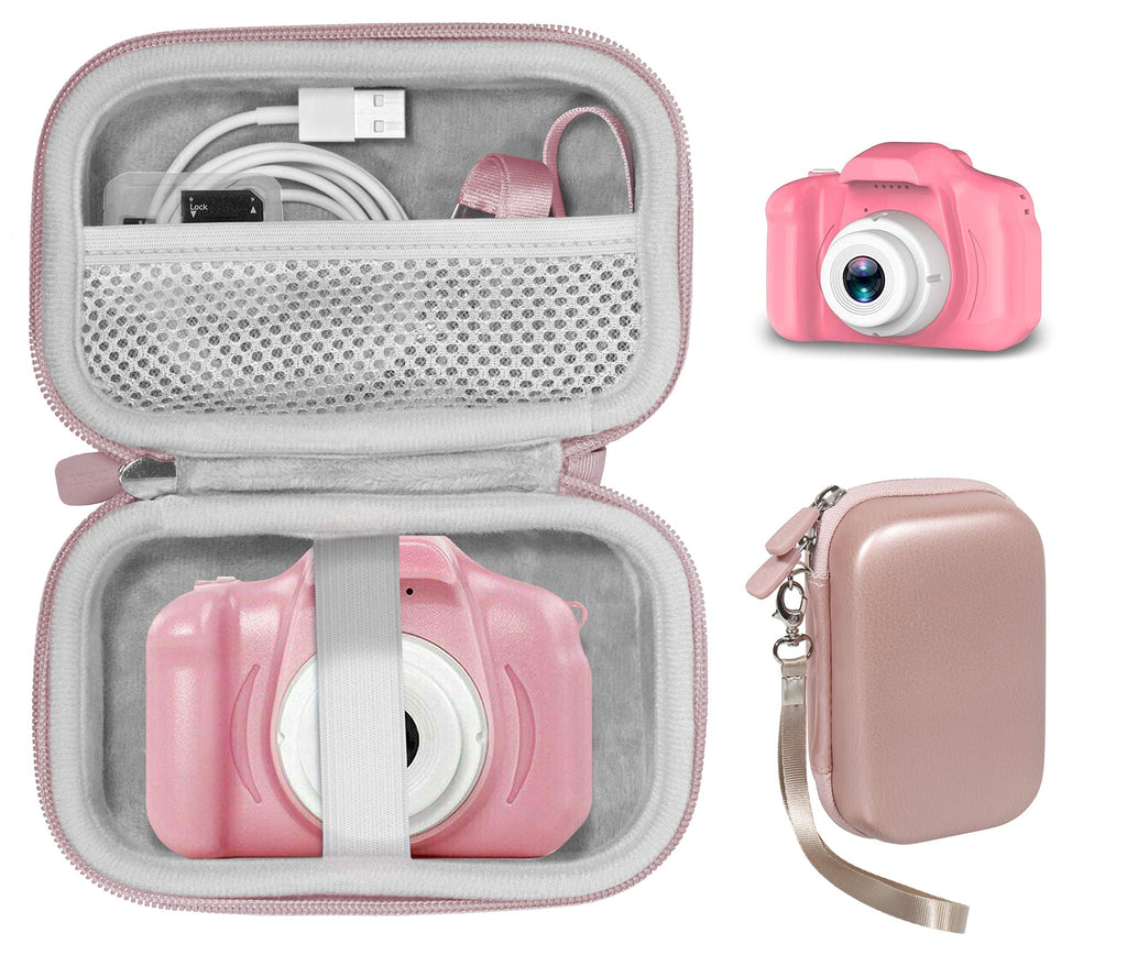  [AUSTRALIA] - CaseSack Case for Kids Camera WOWGO, Cocopa, hyleton, AIMSON, Sekton, Desuccus, NINE CUBE, ishantech, SUZIYO, Hamdol, TODOZEN, Magicfun, Balhvit, Sinceroduct, GKTZ, Rindol, Hachi’s, AOGELI (Rose gold)