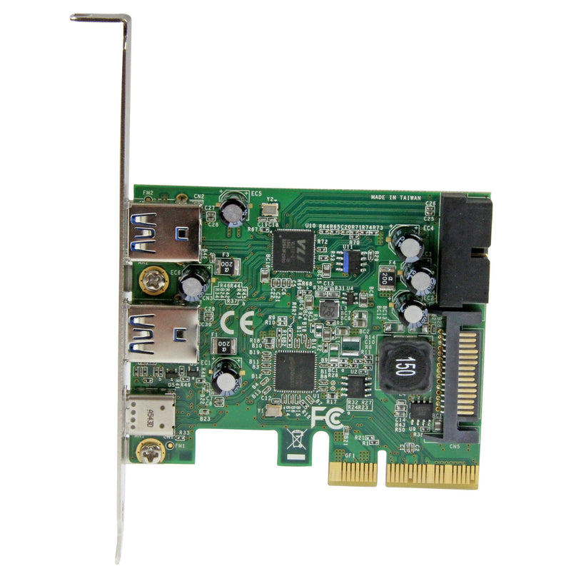  [AUSTRALIA] - StarTech.com USB 3.1 PCIE Card - 5 Port - 1x USB-C - 2x USB-A - 1x 2 Port IDC - Internal USB Header Expansion - USB C PCIe Card (PEXUSB312EIC) 2x USB-A + 1x USB-C + 2 Int