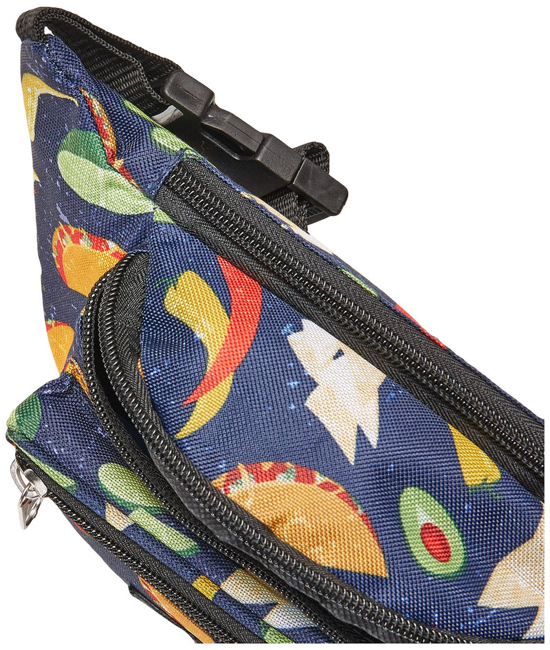 Everest Signature Pattern Waist Pack, Tacos, One Size - LeoForward Australia