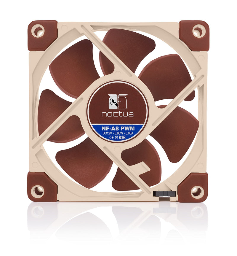  [AUSTRALIA] - Noctua NF-A8 PWM, quiet premium fan, 4-pin (80mm, brown) single