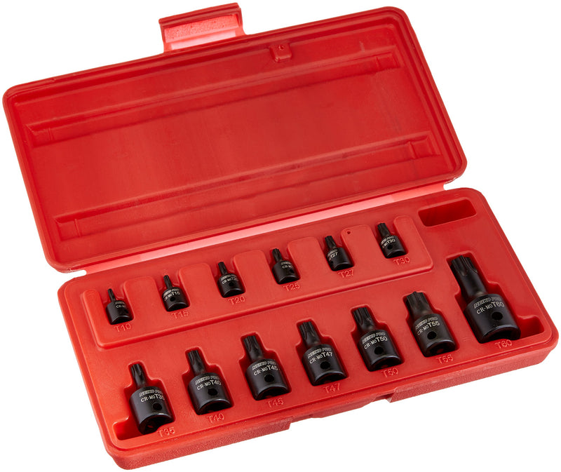  [AUSTRALIA] - Neiko 10281B Impact Torx Socket Set (13 Piece) Standard