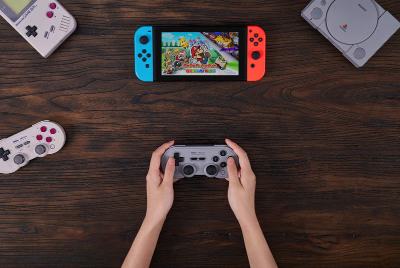  [AUSTRALIA] - 8BitDo Sn30 Pro Bluetooth Controller for Switch/Switch OLED, PC, macOS, Android, Steam Deck & Raspberry Pi (G Classic Edition) G Classic Edition Gamepad