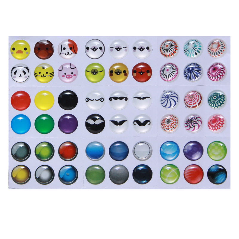 Wisdompro Home Button Sticker for Apple iPhone, iPod, iPad, Pattern 2 (216 Pieces) - LeoForward Australia