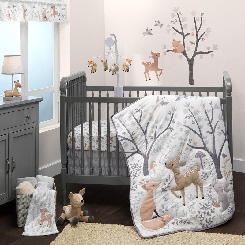  [AUSTRALIA] - Bedtime Originals Deer Park Musical Baby Crib Mobile, Multicolor