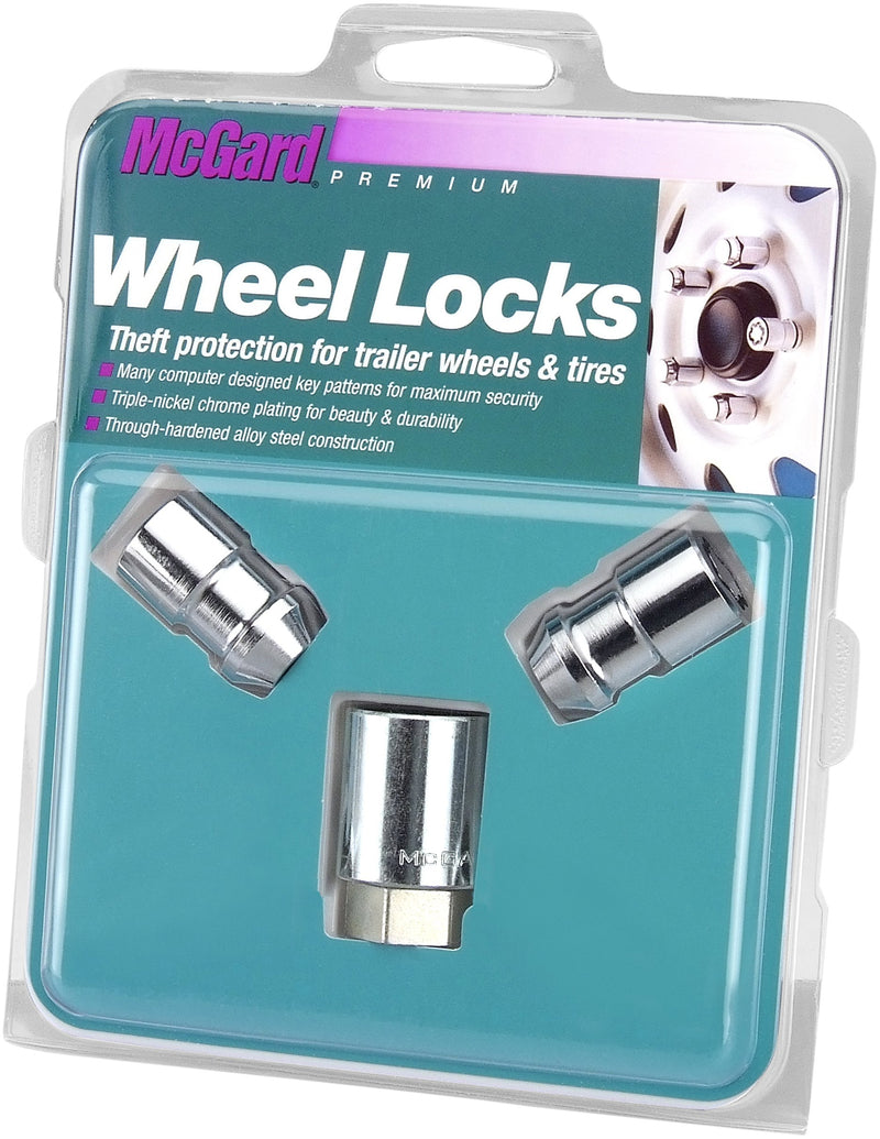  [AUSTRALIA] - McGard 74043 Chrome Cone Seat Style Trailer Lug Nut Set (1/2"- 20 Thread Size) - Set of 10