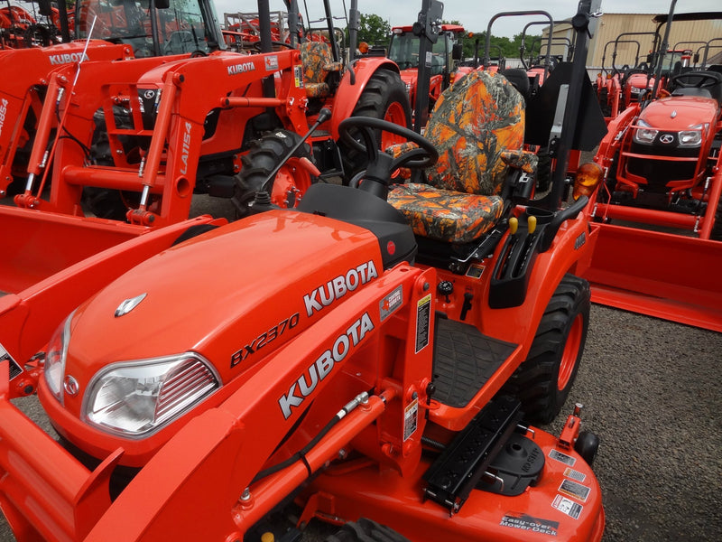  [AUSTRALIA] - Durafit Seat Covers, KU06 MC2 Seat Covers for Tractor BX 2370 in Orange Camo