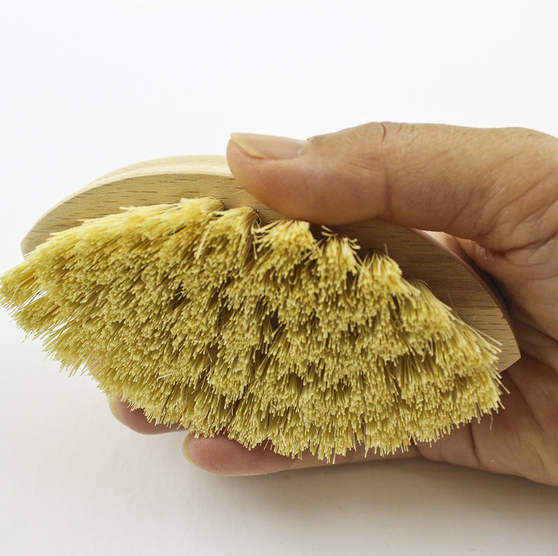 Zoie + Chloe 100% Natural Plant-Fiber Soft Bristles Vegetable Brush Small 4.3 INCH - LeoForward Australia