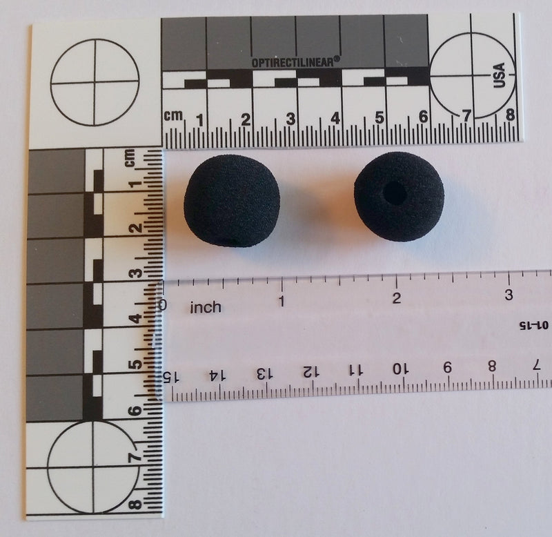  [AUSTRALIA] - Compete Audio CA515 Round Ball Microphone Windscreens (Microphone Covers) Small! 6-pack for Lapel Microphones