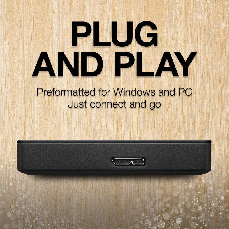  [AUSTRALIA] - Seagate Portable 2TB External Hard Drive Portable HDD – USB 3.0 for PC, Mac, PlayStation, & Xbox - 1-Year Rescue Service (STGX2000400) External HDD