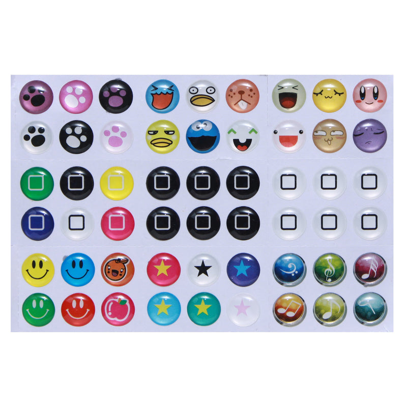 Wisdompro Home Button Sticker for Apple iPhone, iPod, iPad, Pattern 2 (216 Pieces) - LeoForward Australia