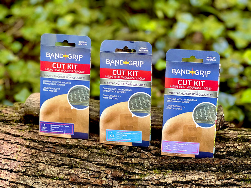  [AUSTRALIA] - BandGrip Micro-Anchor Skin Closures (Cut Kit for Wounds up to 1 in.) Cut Kit for wounds up to 1 Inch