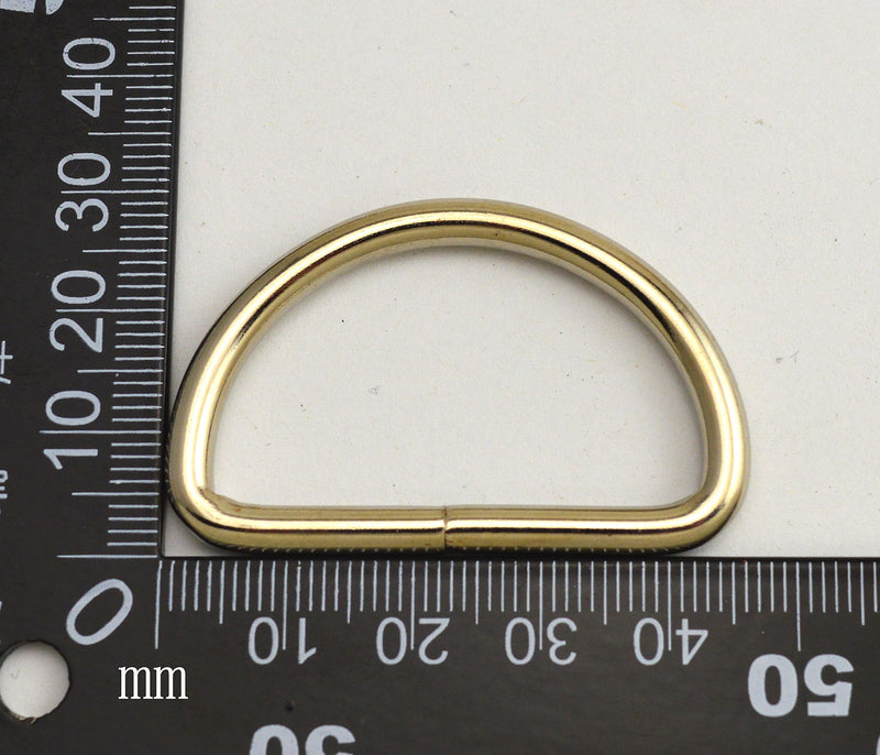  [AUSTRALIA] - Wuuycoky 1.5" Inner Diameter Silvery D Rings Buckles D-Ring Non-Welded for Webbing Strapping Pack of 10 Inner Diam:1.5",Inner height:0.8",10Pcs