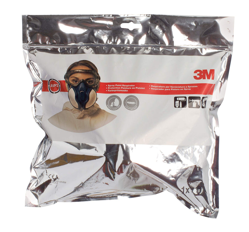  [AUSTRALIA] - 3M respiratory protection mask 4251+, A1P2, half mask for paint spraying work, 1 mask one size, protection level A1P2 single
