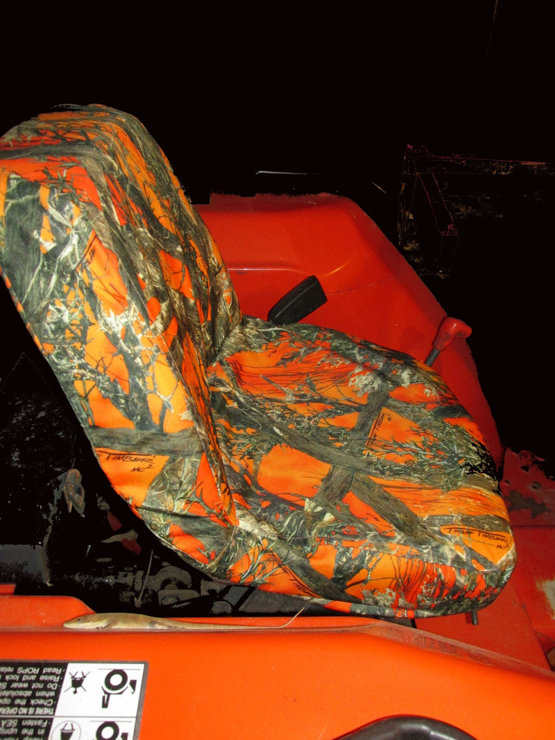  [AUSTRALIA] - Durafit Seat Covers, Kubota Orange Camo Seat Covers for Tractor B2320, B2620, B2920, B3200, B7410, B7510, B7610, B7800, BX1850, BX2350, BX24, BX25, M5640, M7040,L2800,L3400,L4300,L4400