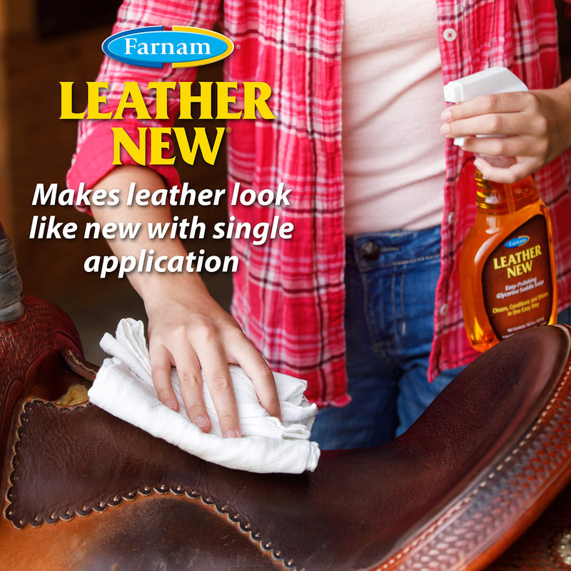  [AUSTRALIA] - Farnam Leather New Easy-Polishing Glycerine Saddle Soap and Leather Cleaner, 16 Ounces