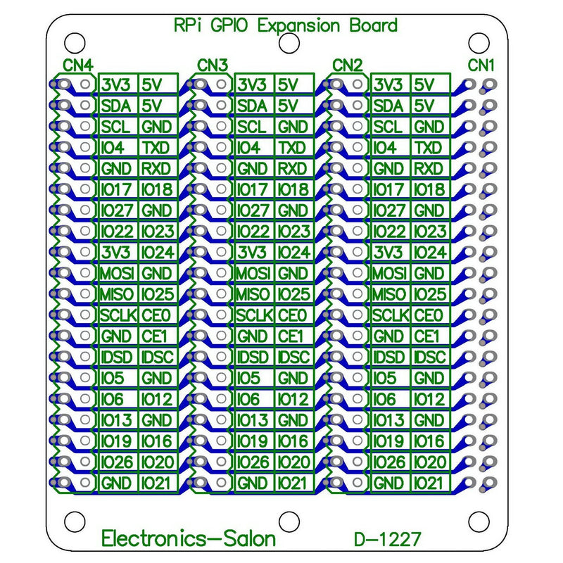  [AUSTRALIA] - Electronics-Salon RPi GPIO Expansion Extension Module Board, for Raspberry Pi 3/2 Pi Model B+ Zero.