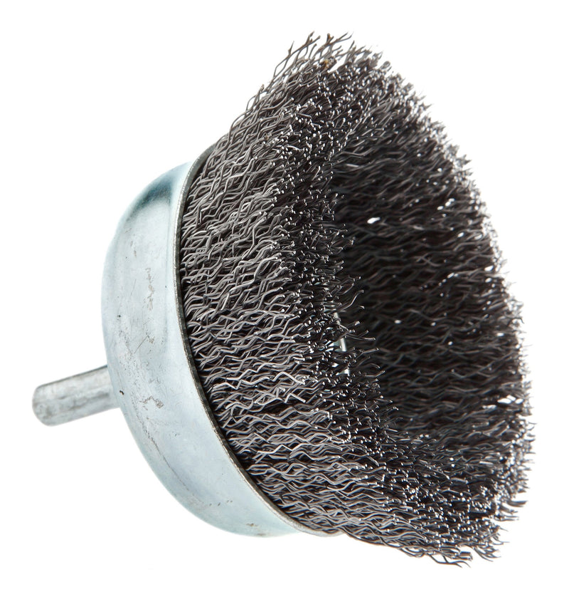  [AUSTRALIA] - Forney 60005 Cup Brush, Coarse Crimped Wire with 1/4-Inch Shank, 2 1/2-Inch No