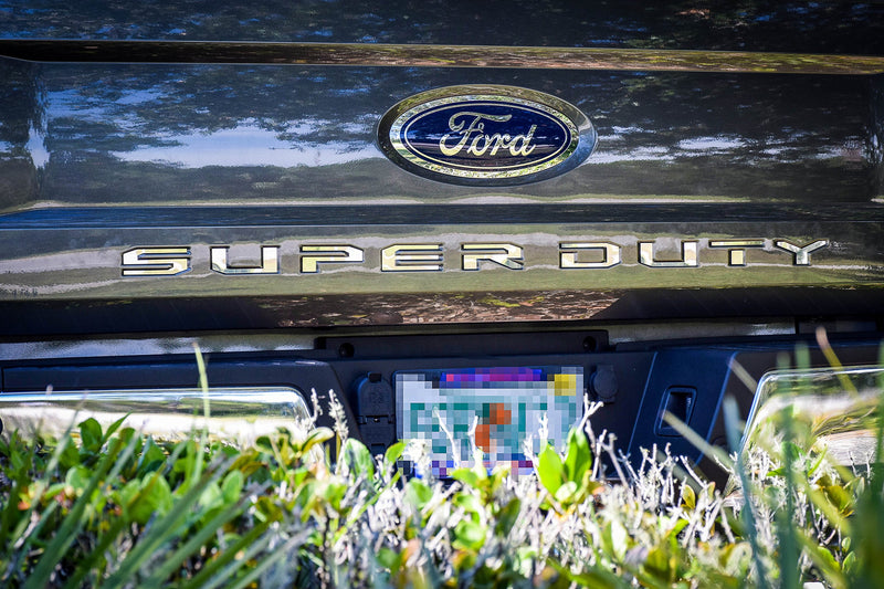  [AUSTRALIA] - Eurosport Daytona 2017 Ford Super Duty Chrome Tailgate Lettering Kit