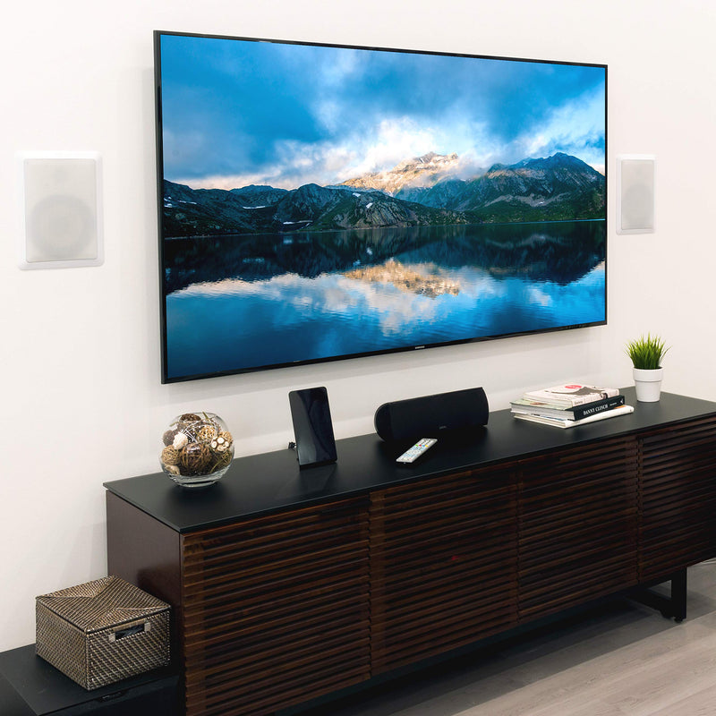  [AUSTRALIA] - GE Flat Panel Indoor HD Digital TV Antenna, Long Range Smart TV Antenna, Supports 4K 1080P HD Smart TV VHF UHF, Extendable Dipole Rabbit Ears, Adjustable Stand, 5ft Coax HDTV Cable, 33681 Table Top Flat Panel