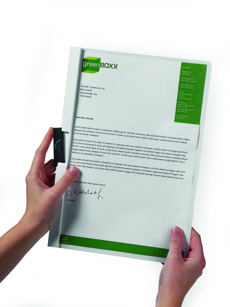  [AUSTRALIA] - DURABLE Vinyl DuraClip Report Cover with Clip, Letter, Holds 30 Pages, Clear/Maroon,(220331) 30 Sheet Capacity Maroon