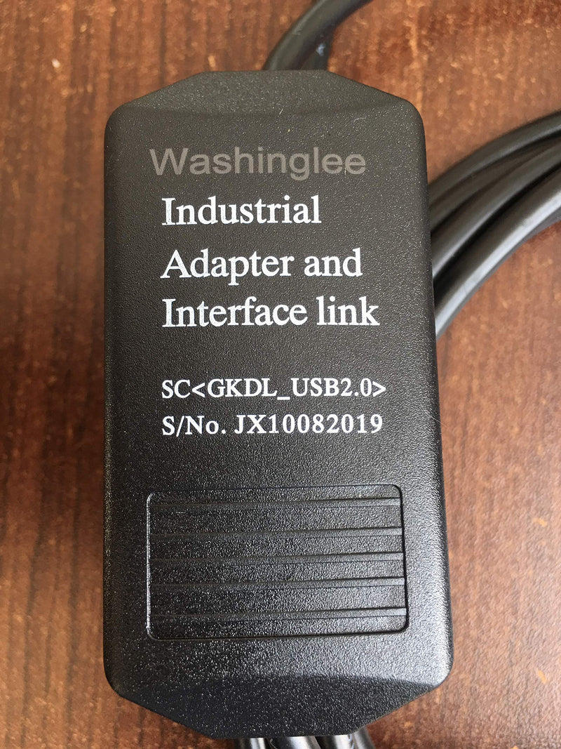  [AUSTRALIA] - Washinglee USB PLC Programming Cable for Allen Bradley PLC 1000 1100 1200 1400 1500 Series, for 1761-CBL-PM02 Replacement, 6 FT (USB-8PIN Black) USB-8PIN (Black)